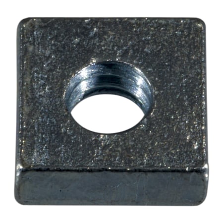 #12-24 Zinc Plated Steel Coarse Thread Square Nuts 30PK